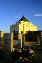  Mausolee des rois du Maroc Rabat.