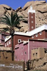  Village de Tafraoute sud du Maroc.