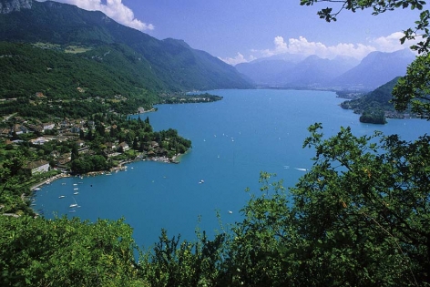  France, Haute-Savoie (74) Lac d'Annecy, la baie de Talloires
