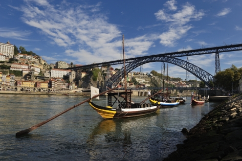 Portugal, Porto Potugal, Poroto, le fleuve Douro et le pont Luis I